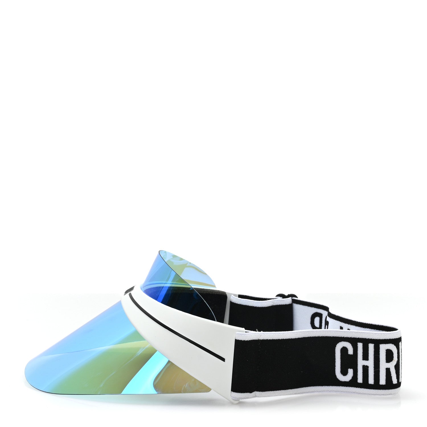 Christian Dior Mirrored DiorClub1 Sun Visor  Blue 3 of 8