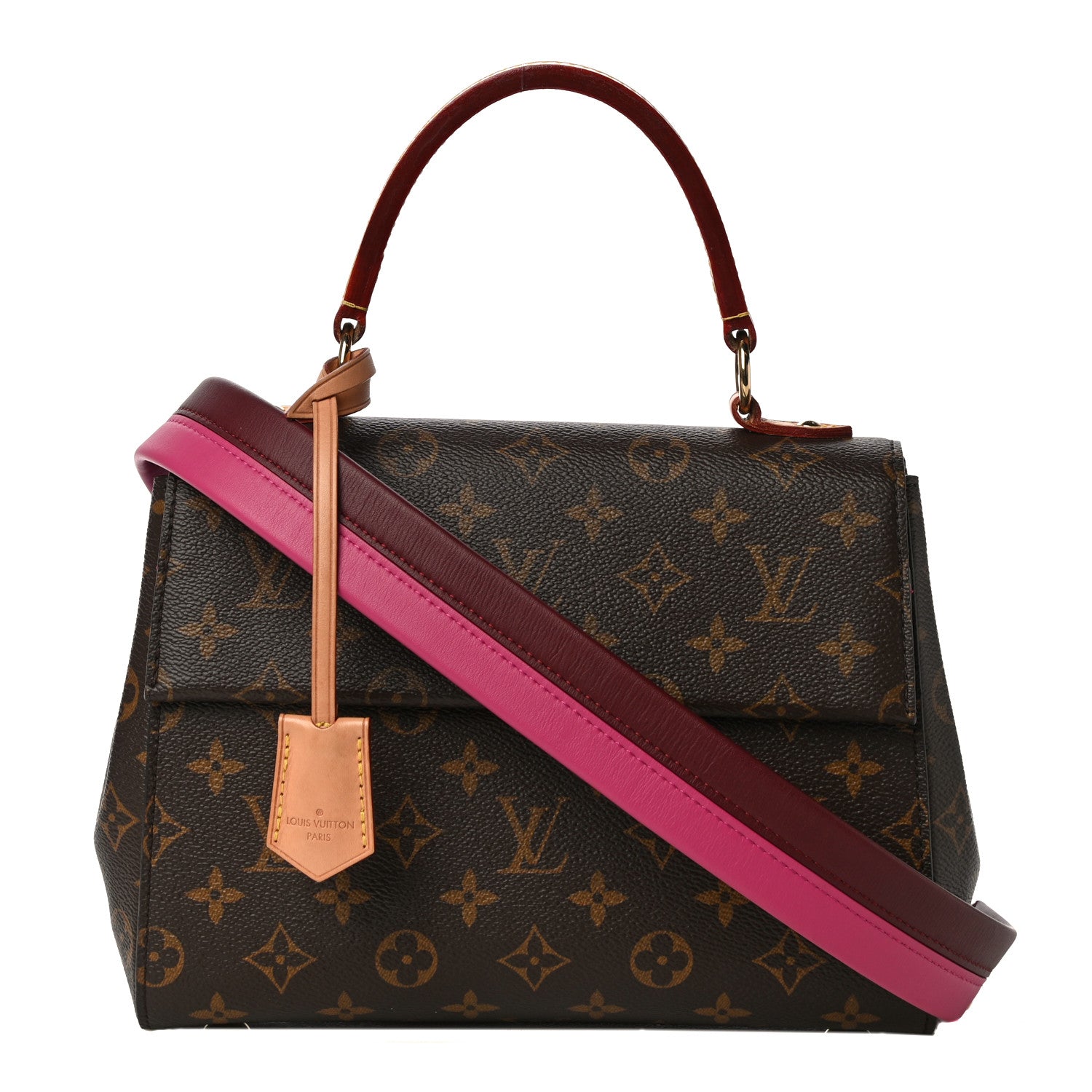 Louis Vuitton Monogram Cluny BB Bordeaux Fuchsia 1 of 9