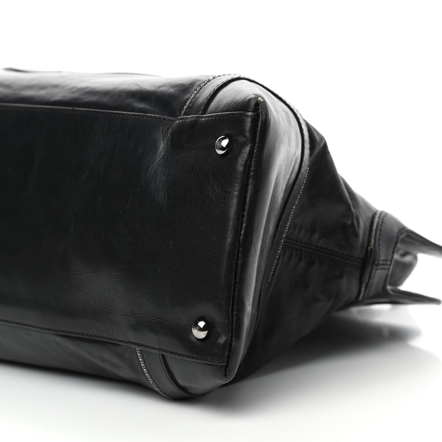 Lambskin East West Soho Shopper Black