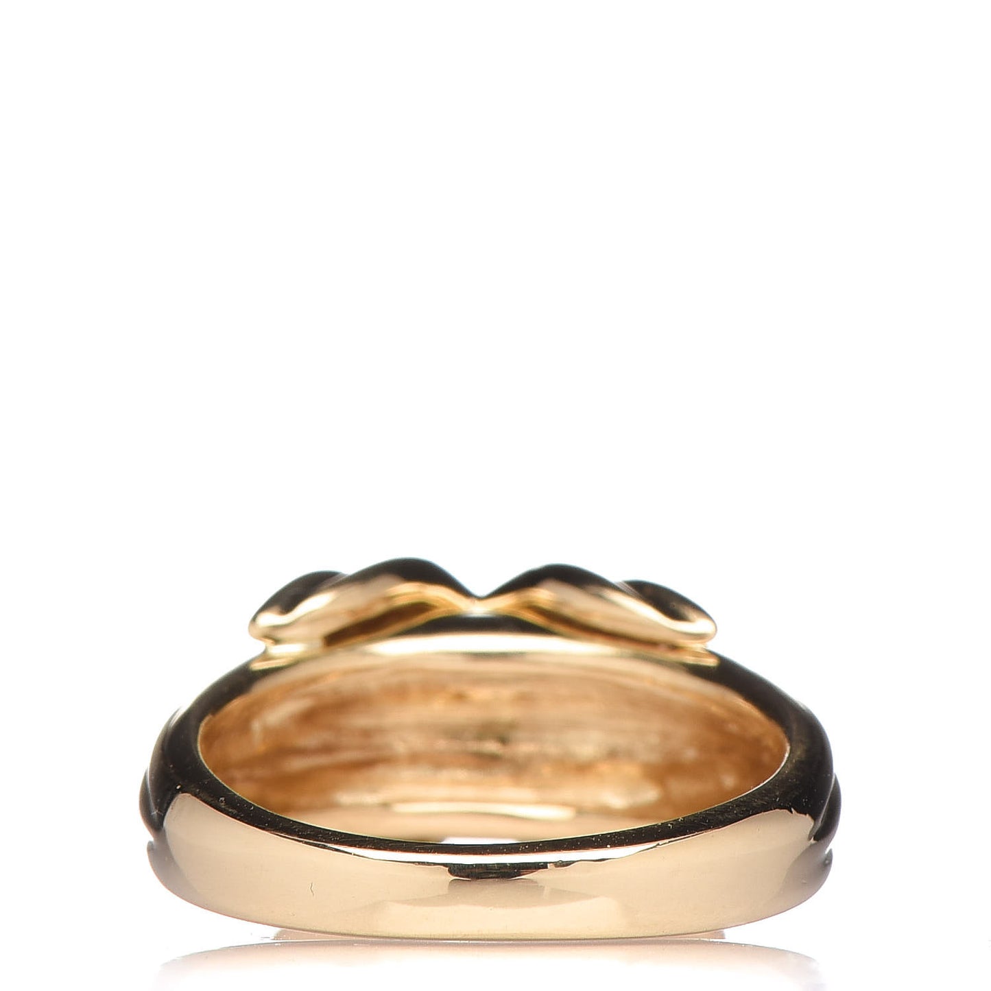 18K Yellow Gold Signature X Ring 48 4.5