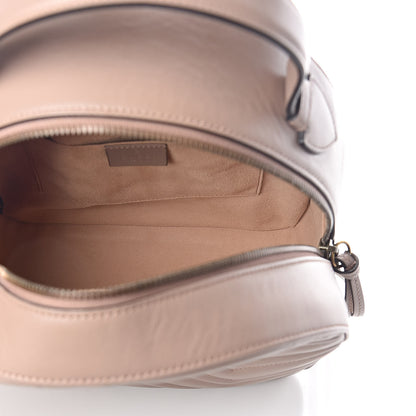 Gucci Calfskin Matelasse GG Marmont Backpack Porcelain Rose 5 of 9