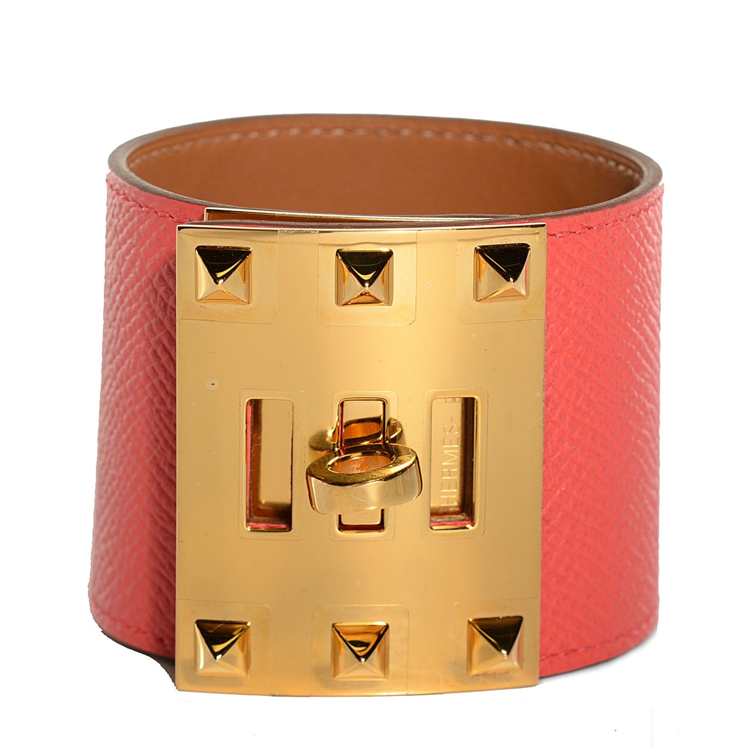 Hermes Epsom Extreme Bracelet S Rose Jaipur 1 of 7