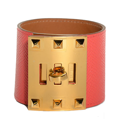 Hermes Epsom Extreme Bracelet S Rose Jaipur 1 of 7