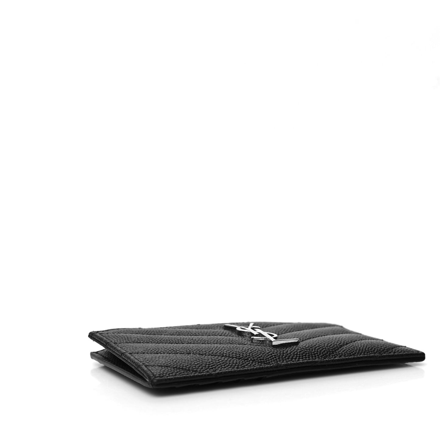 Monogram Grain de Poudre 5 Fragments Zip Pouch Card Holder Black