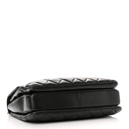 Chanel Lambskin Quilted Large Trendy CC Dual Handle Flap Bag Black 4 of 10