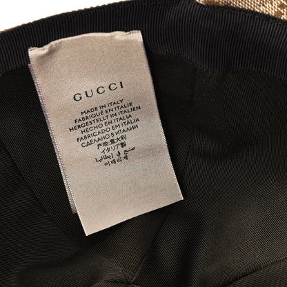 Gucci Monogram Web Baseball Hat M Beige Cocoa 9 of 9