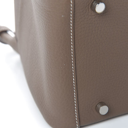 Hermes Taurillon Clemence Lindy 30 Etoupe 11 of 13