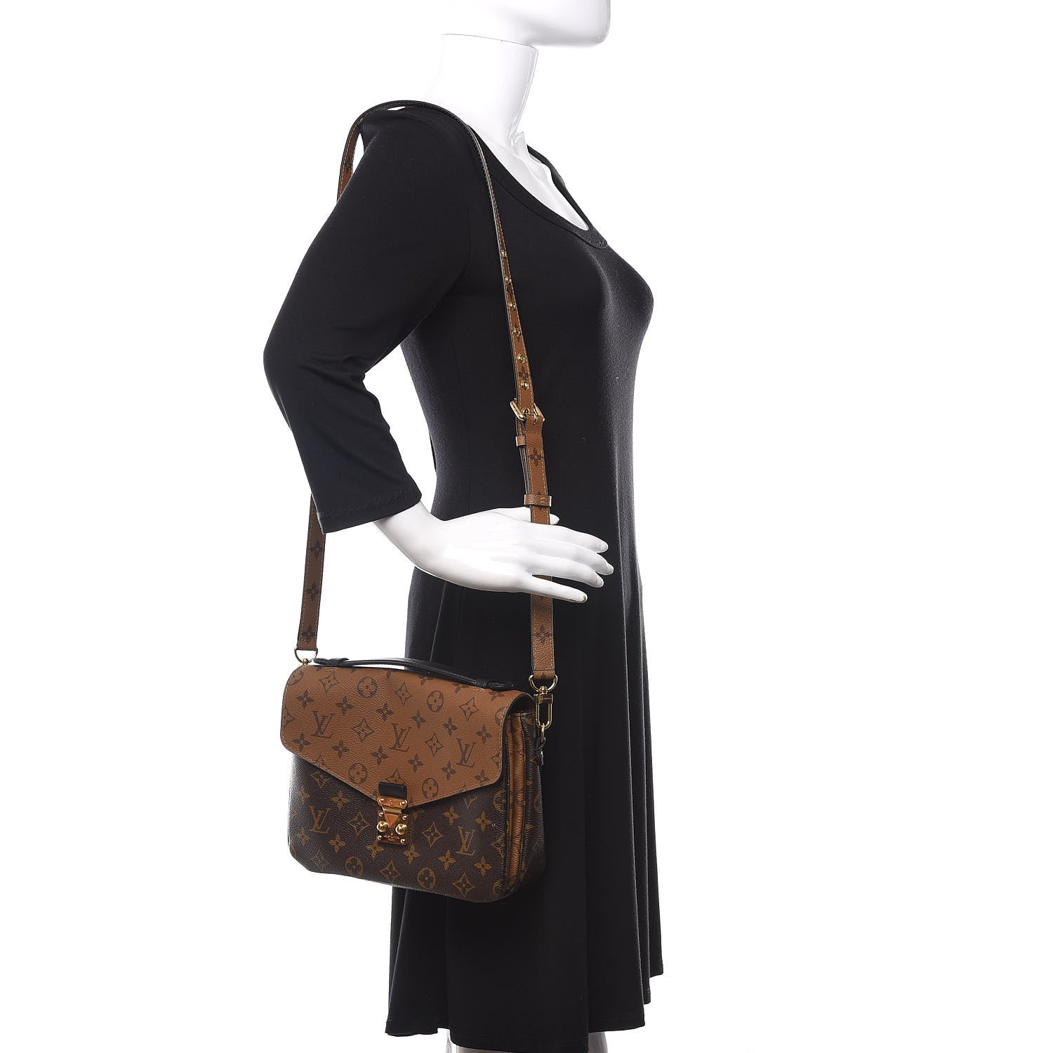 Louis Vuitton Reverse Monogram Pochette Metis 2 of 12