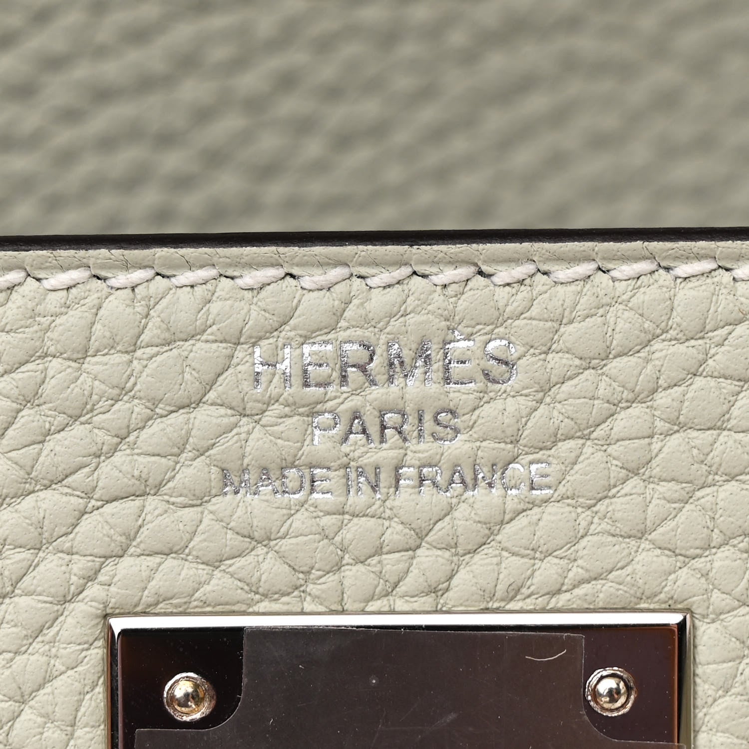 Hermes Togo Kelly Retourne 28 Gris Neve 6 of 13