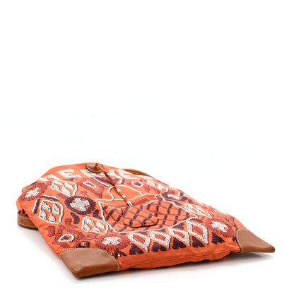 Hermes Silk Barenia Kelly En Perles Silky City 33 Bag Fauve Orange Anthracite Frambroise 5 of 14