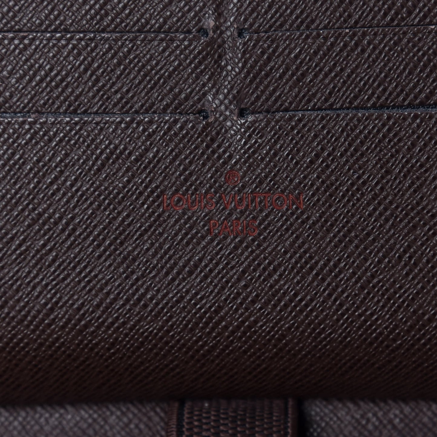 Damier Ebene Zippy Organizer Wallet