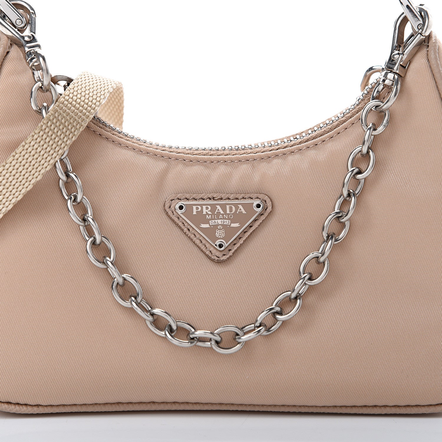 Prada Tessuto Nylon Saffiano Mini Re-Edition 2000 Shoulder Bag Cammeo 7 of 10