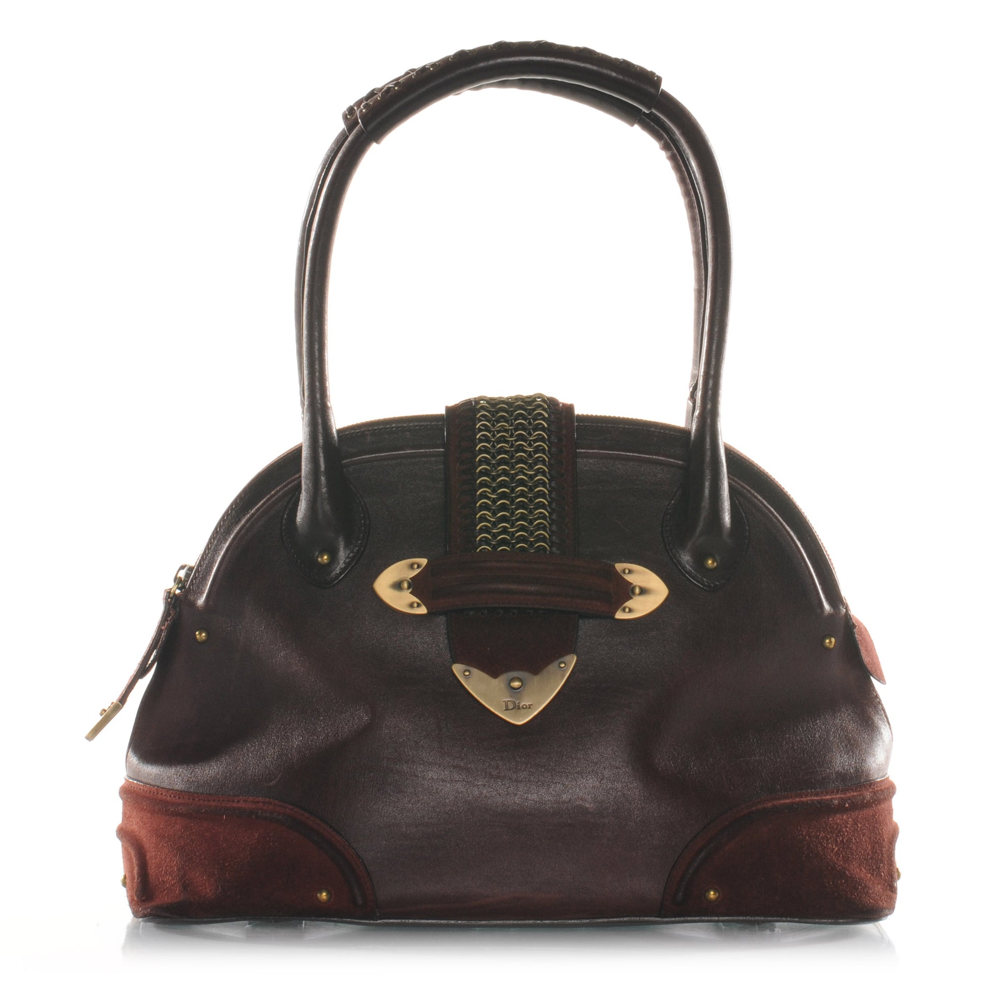 Christian Dior Nubuck Jeanne Bugatti Bag 1 of 8