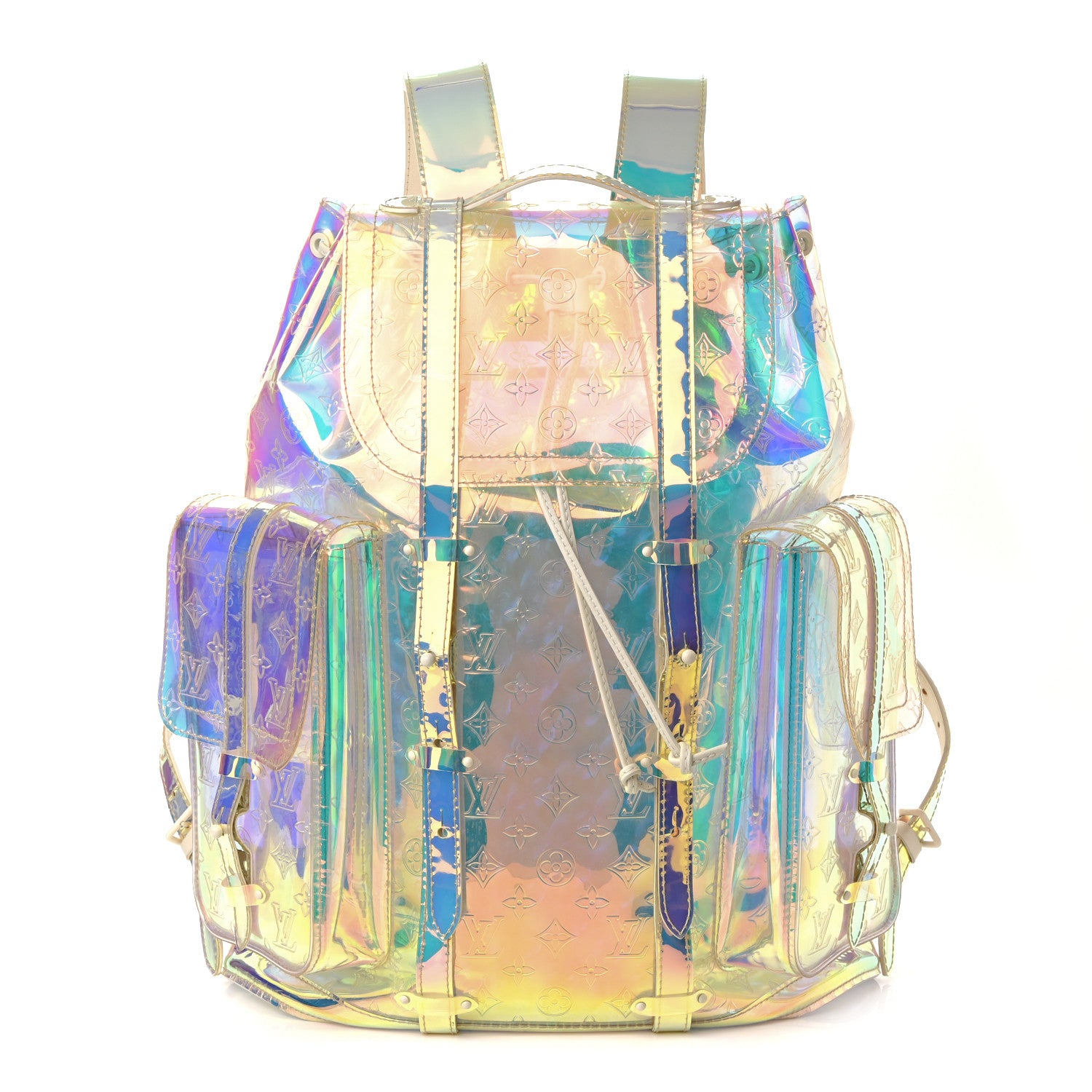 Louis Vuitton PVC Monogram Christopher Backpack GM Iridescent Prism 1 of 10