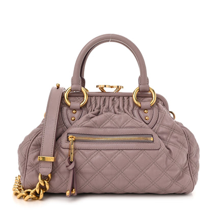 Marc Jacobs Calfskin Quilted Stam Blush 1 of 12