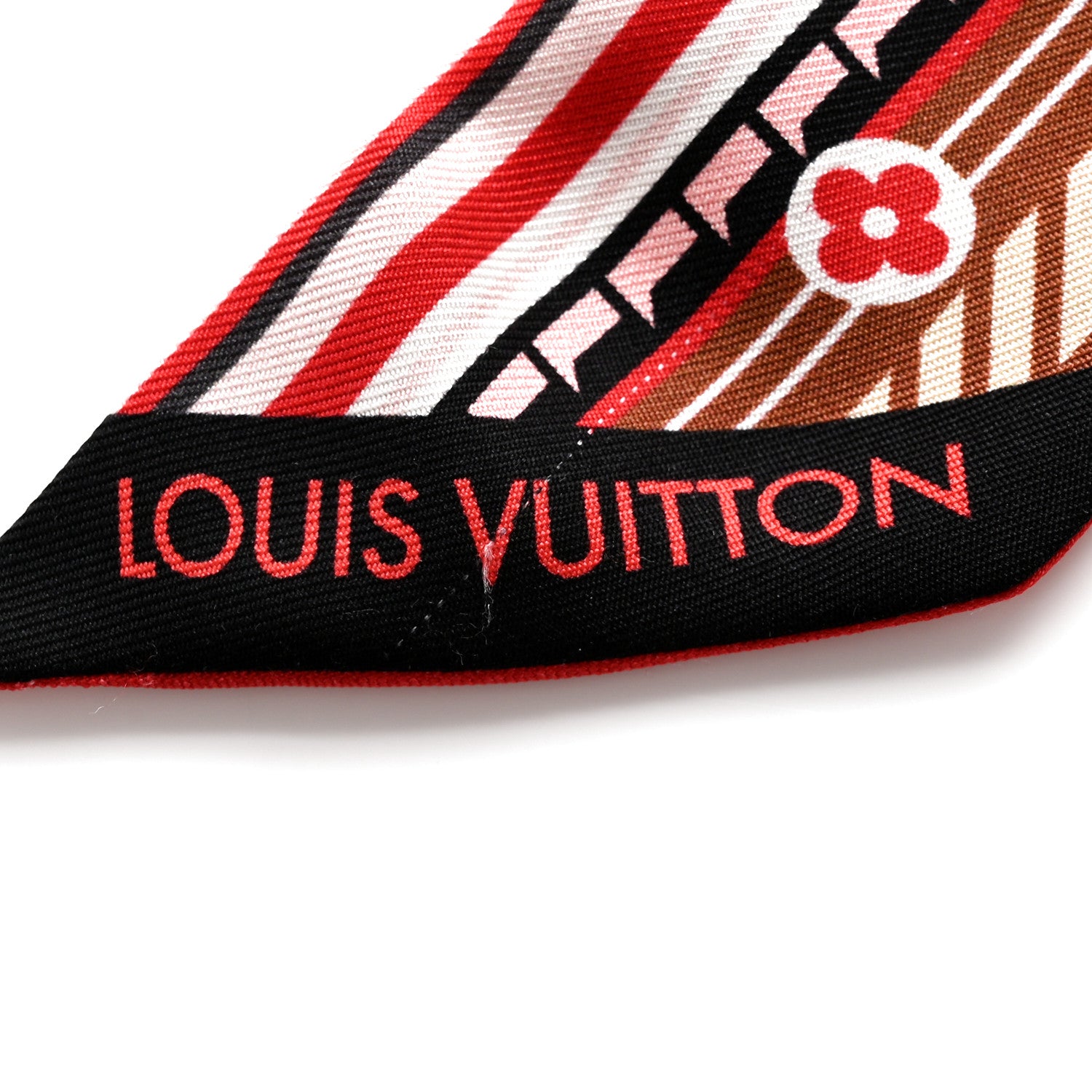 Louis Vuitton Silk Pop Monogram BB Bandeau Rouge 2 of 6