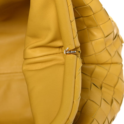 Bottega Veneta Nappa Maxi Intrecciato The Pouch Oversized Clutch Corn 12 of 13