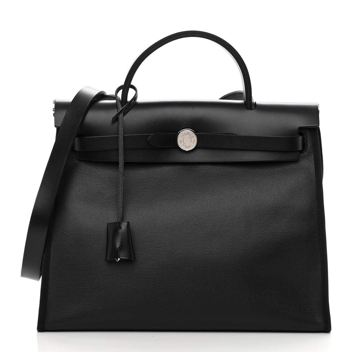 Toile H Berline Vache Hunter Herbag Zip PM 31 Black Ecru