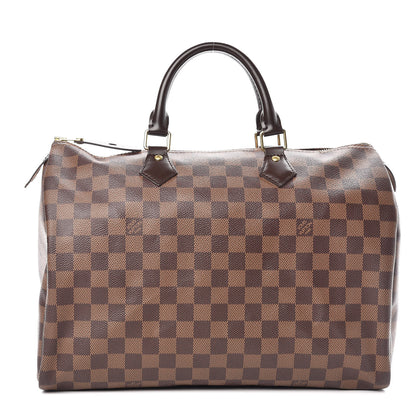 Louis Vuitton Damier Ebene Speedy 35 1 of 10