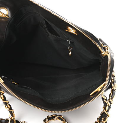 Chanel Lambskin Quilted Shoulder Bag Black 4 of 8