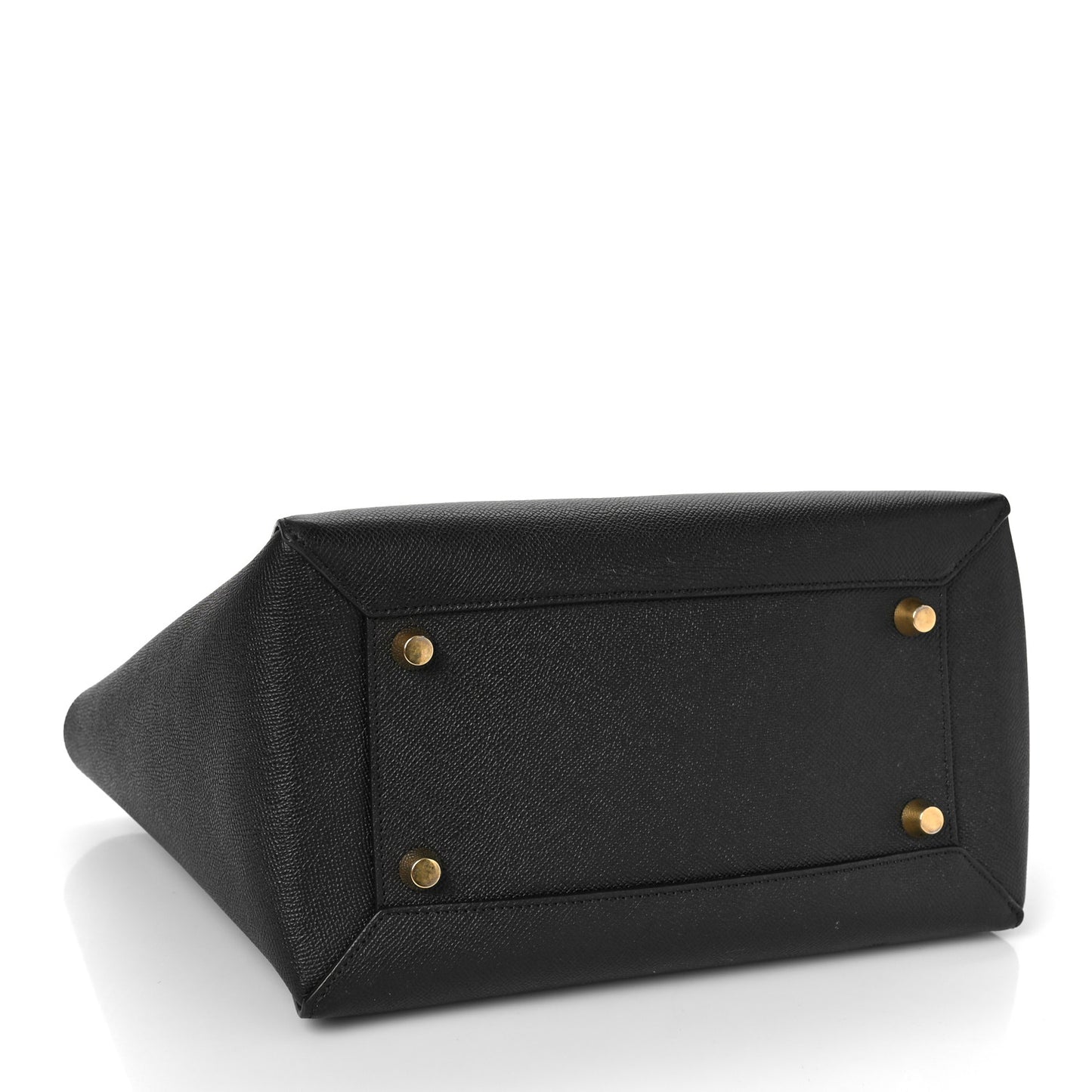 Grained Calfskin Mini Belt Bag Black