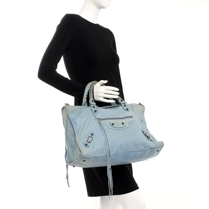 Balenciaga Agneau Classic Hardware Work Sky Blue 2 of 20