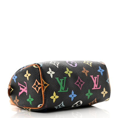 Louis Vuitton Monogram Multicolor Mini Sac HL Speedy Black 4 of 11