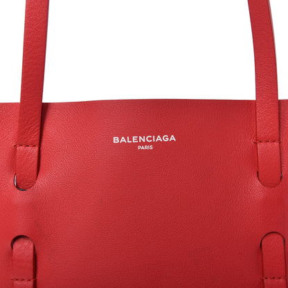 Balenciaga Veau Baltimore Double Sided Small Everyday Tote Rouge Vermeil Black 8 of 8