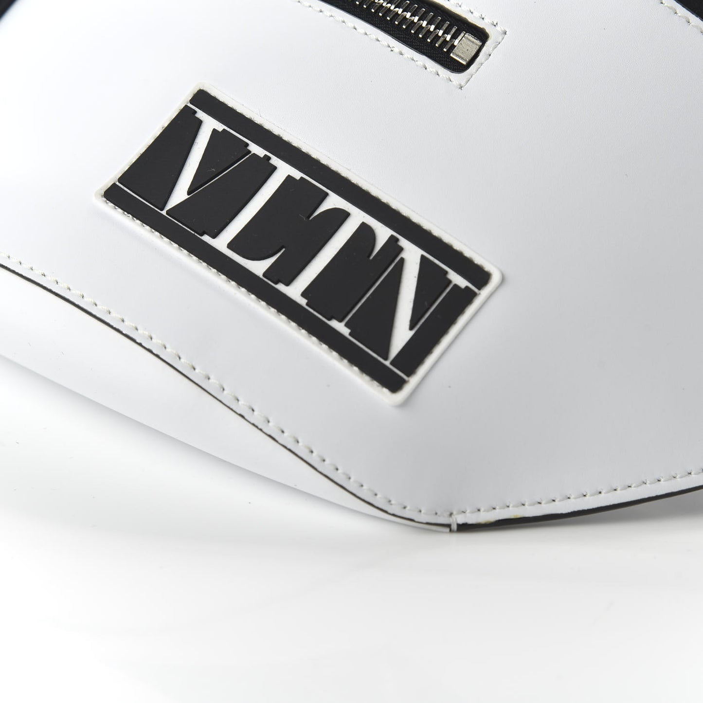 Calfskin VLTN Belt Bag White Black