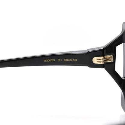 Gucci Acetate Square Frame Sunglasses GG0876S Black 5 of 10