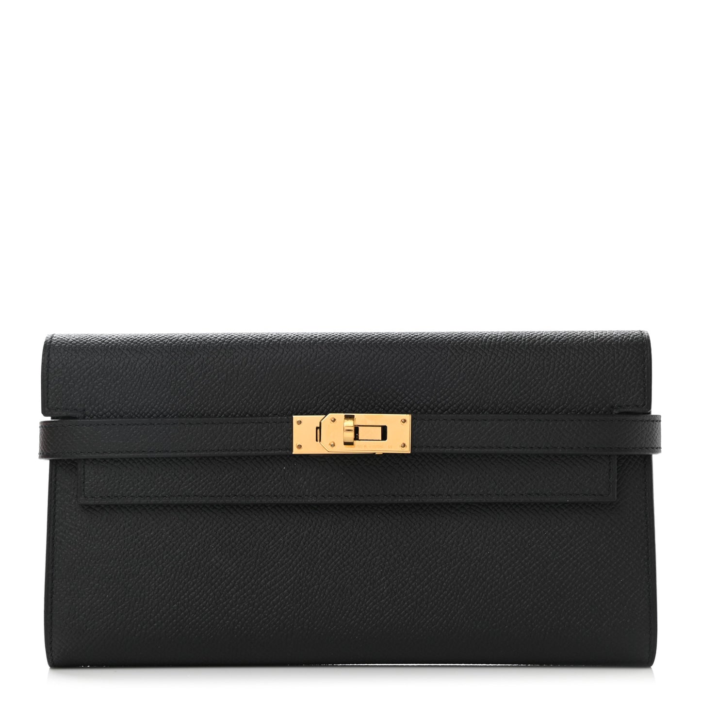 Epsom Kelly Longue Wallet Black