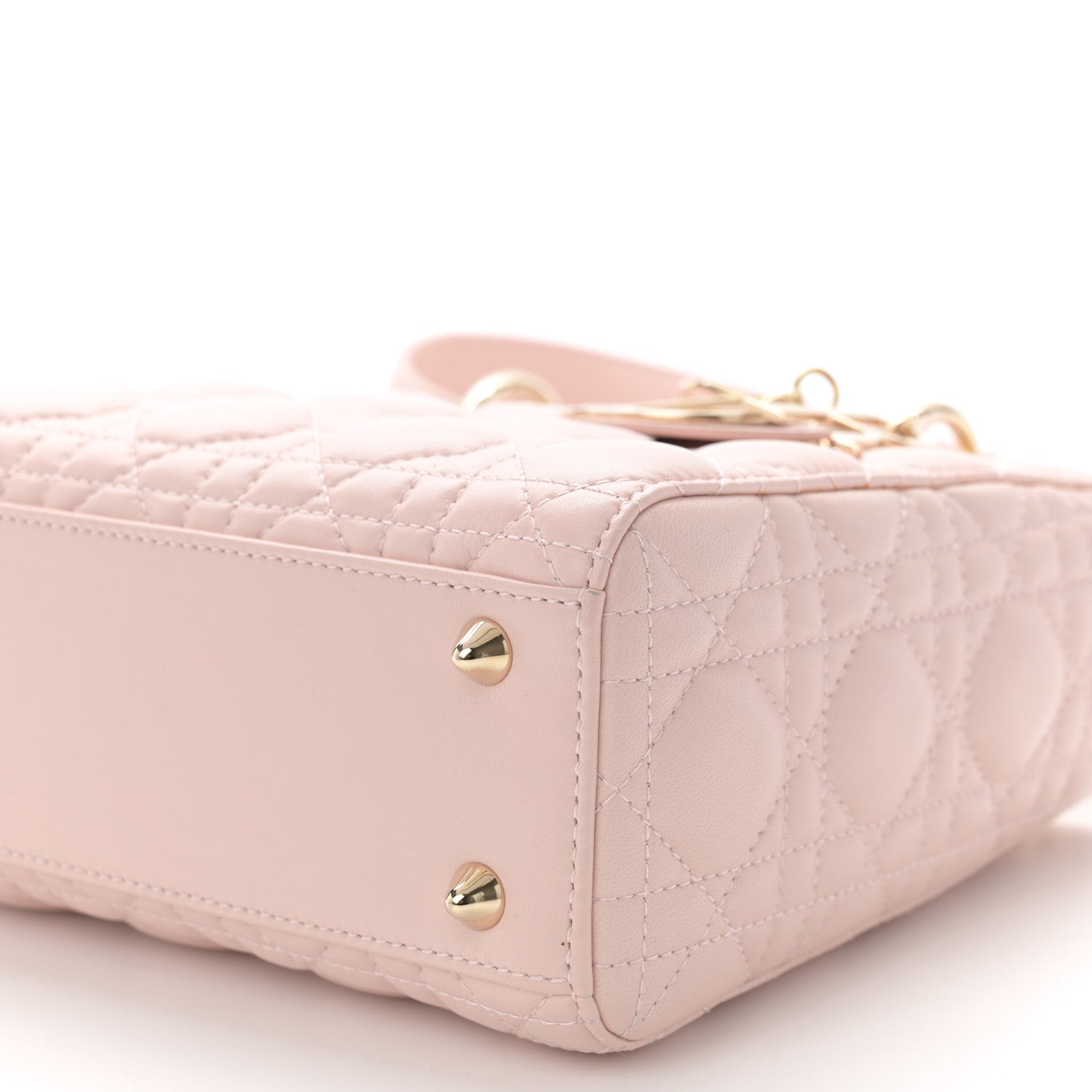 Christian Dior Lambskin Cannage Small Lucky Badges My Lady Dior Light Pink 10 of 10