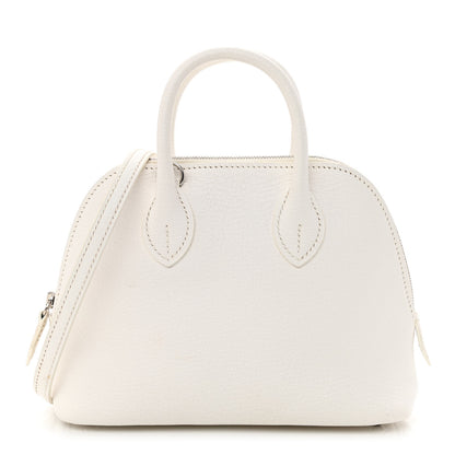 Hermes Chevre Mysore Mini 1923 Bolide White 1 of 14