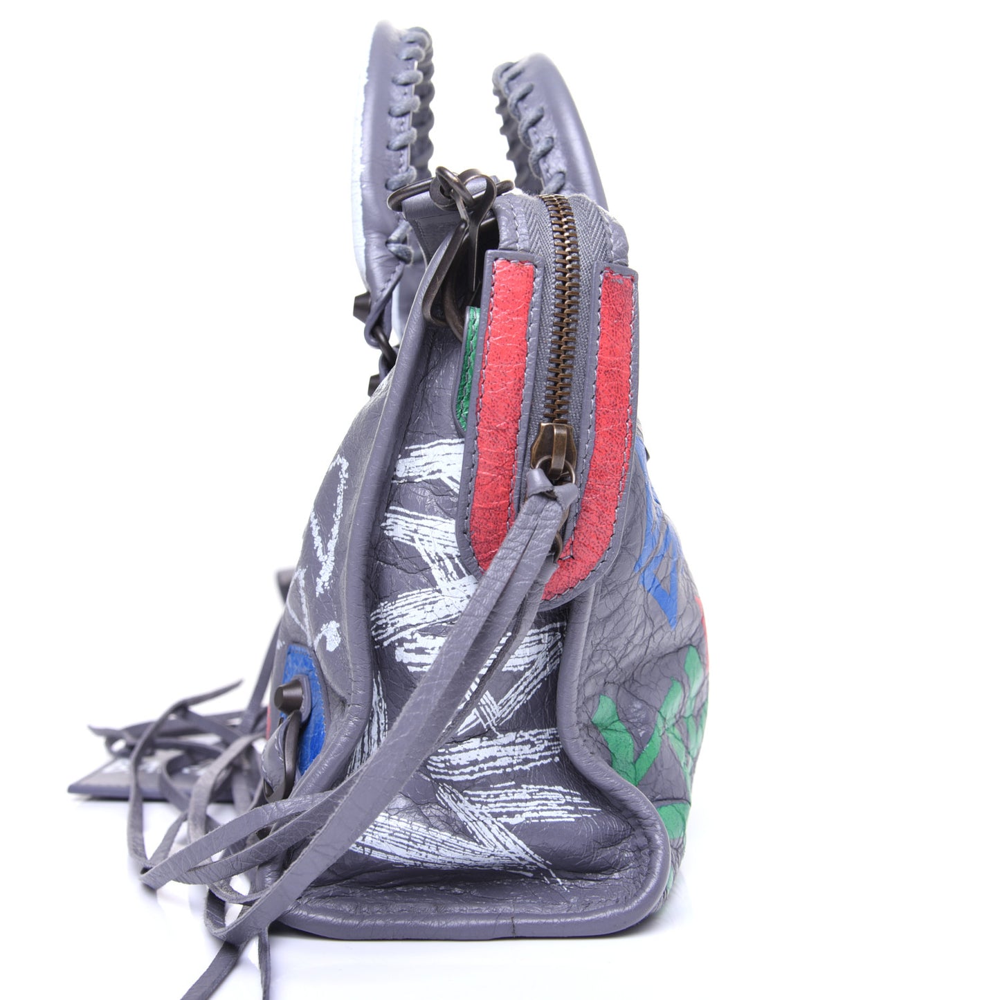 Agneau Graffiti All Over Classic Hardware S City Grey