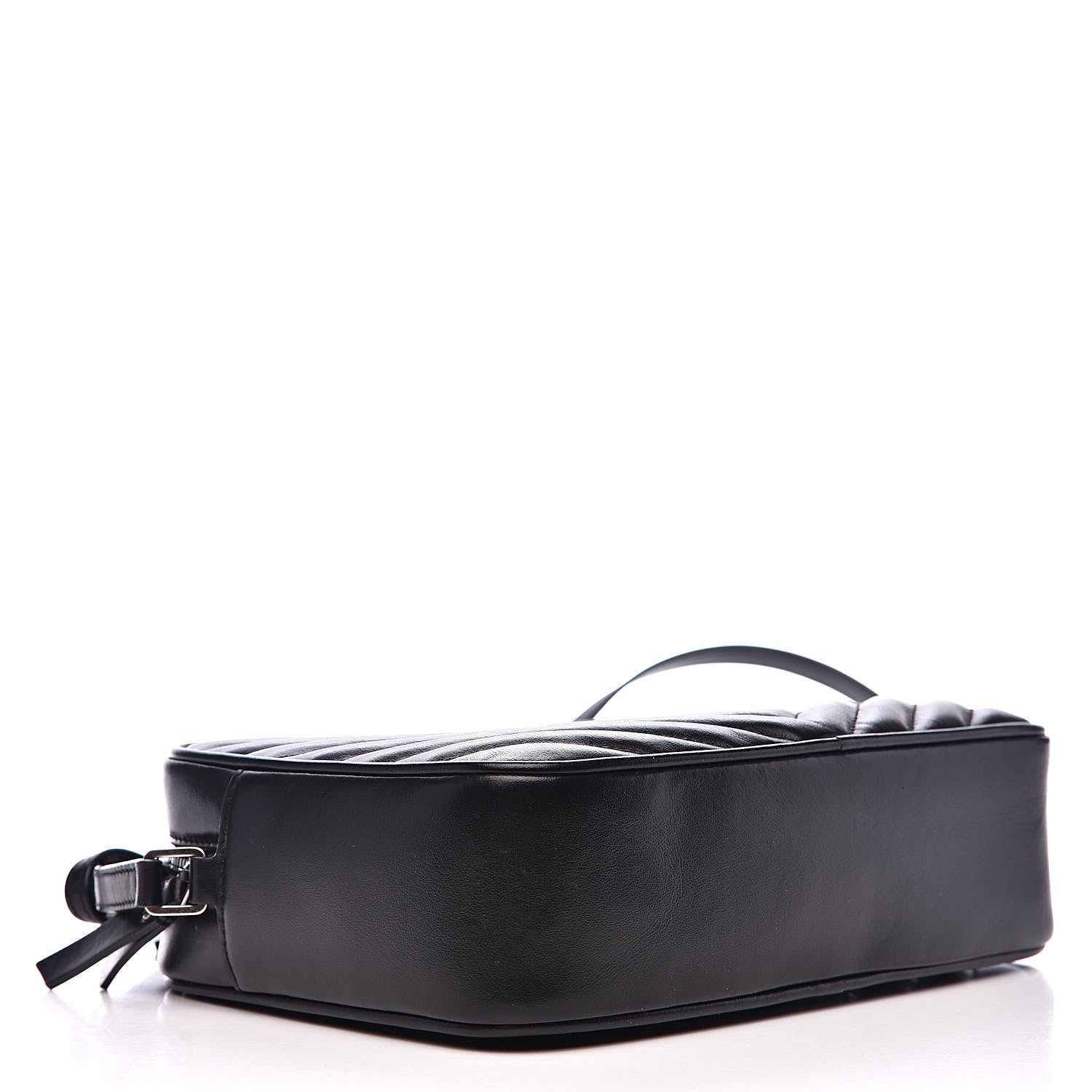 Saint Laurent Calfskin Matelasse Monogram Lou Camera Bag Black 4 of 11