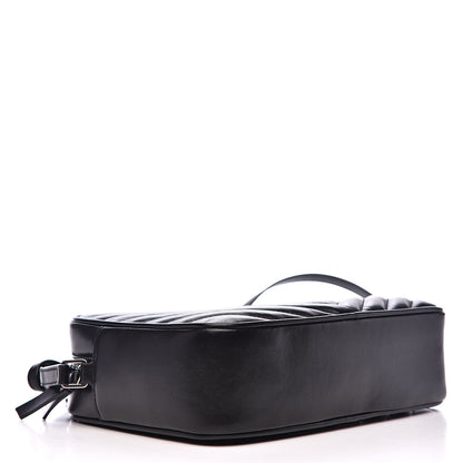 Saint Laurent Calfskin Matelasse Monogram Lou Camera Bag Black 4 of 11