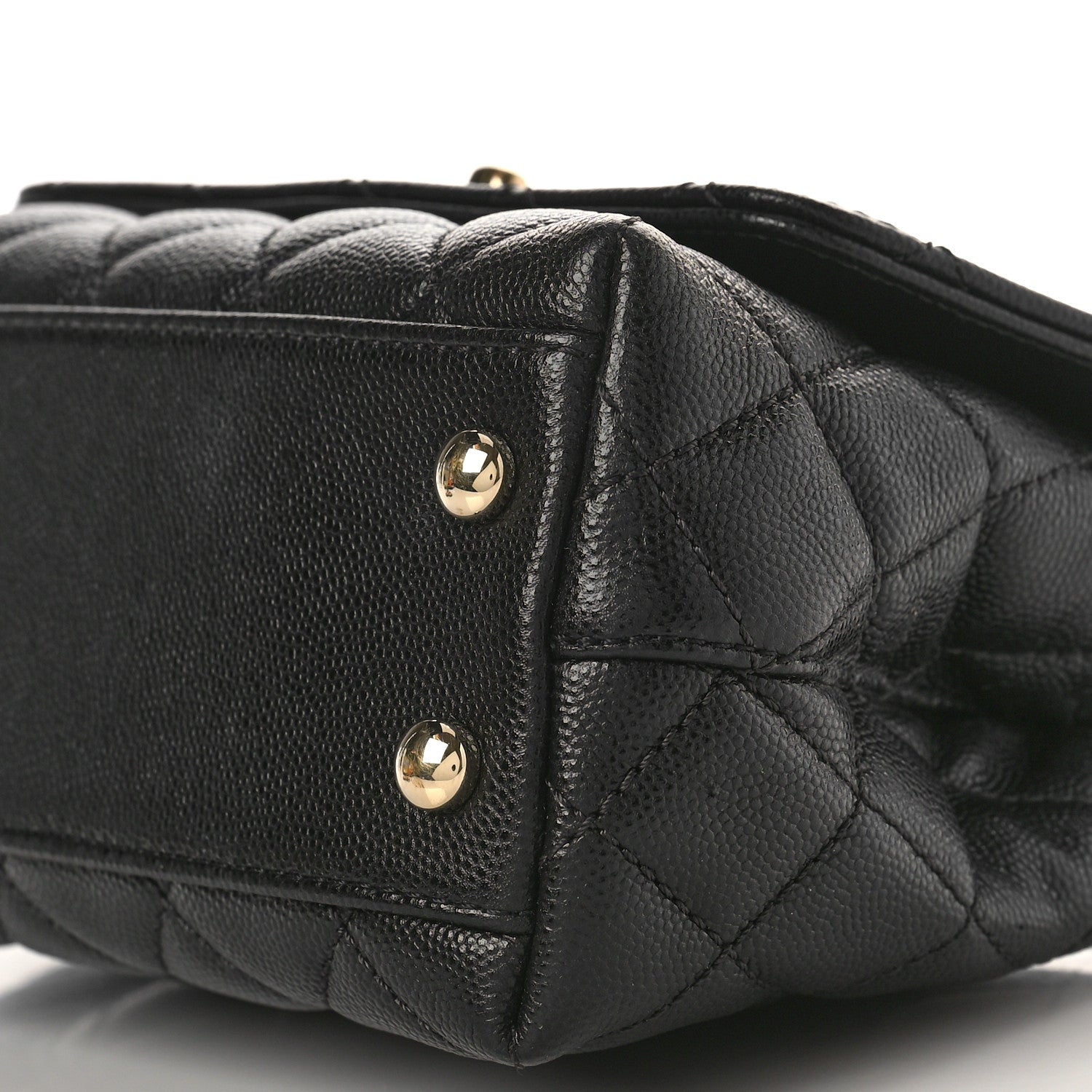 Chanel Caviar Quilted Extra Mini Coco Handle Flap Black 8 of 8