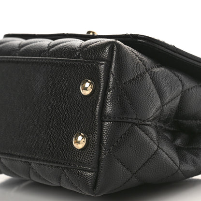Chanel Caviar Quilted Extra Mini Coco Handle Flap Black 8 of 8