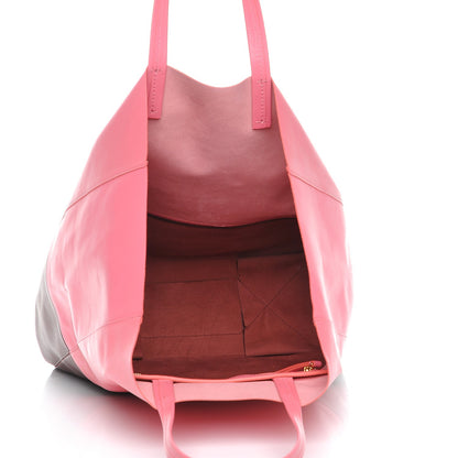 Celine Smooth Lambskin Vertical Bi-Cabas Pink Rust 5 of 8