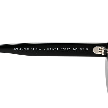 Chanel Acetate Oval Sunglasses 5416-A Black Pink 5 of 8