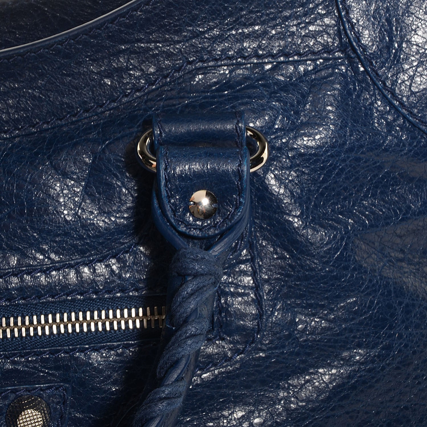 Balenciaga Agneau Giant 12 Silver Hardware City Bleu Mineral Light Bleu Mineral 13 of 14