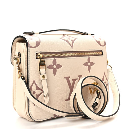 Louis Vuitton Empreinte Monogram Giant Pochette Metis Creme Bois de Rose 3 of 9