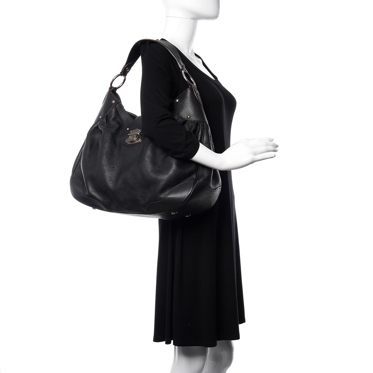 Louis Vuitton Mahina Solar GM Black 2 of 16