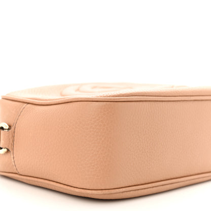 Gucci Pebbled Calfskin Small Soho Disco Bag Camelia 9 of 10