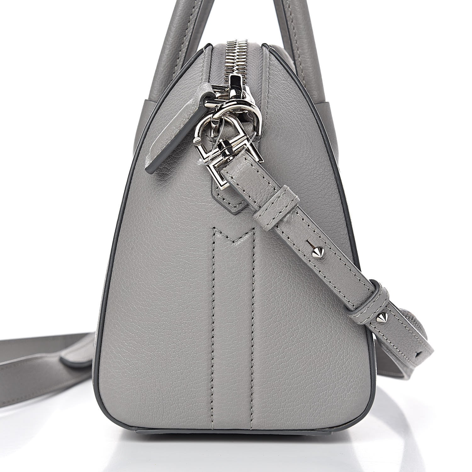 Givenchy Sugar Goatskin Mini Antigona Pearl Grey 15 of 19