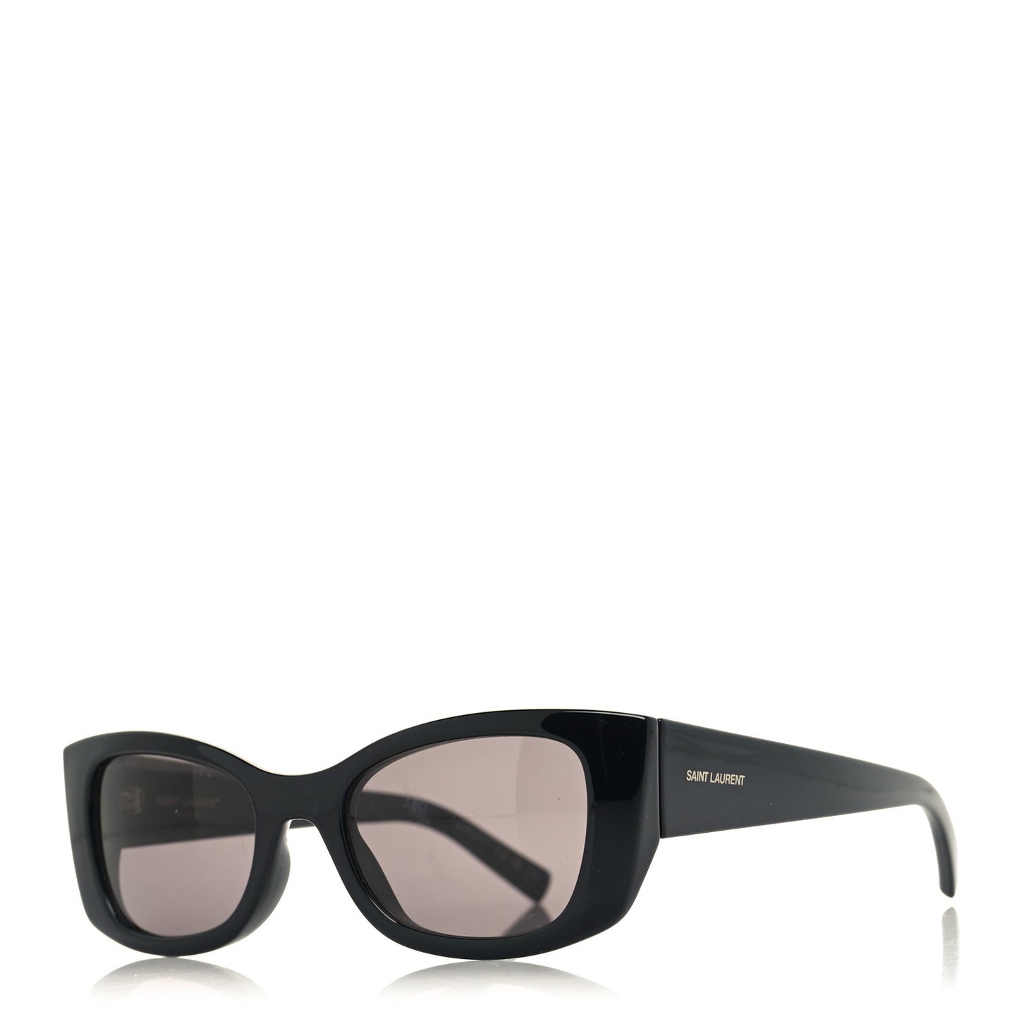 Acetate Ultra Cat Eye Sunglasses SL 593 Black