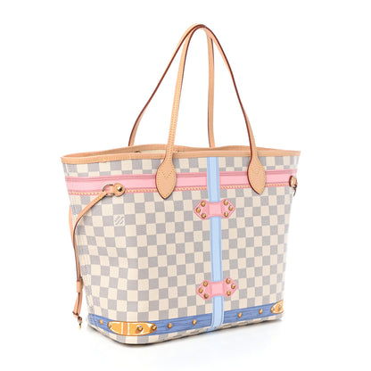 Louis Vuitton Damier Azur Summer Trunks Neo Neverfull MM 3 of 9