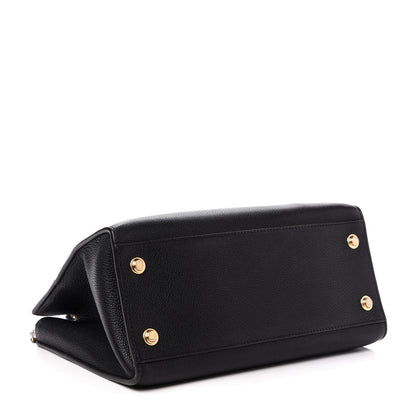 Louis Vuitton Taurillon City Steamer MM Black 4 of 9