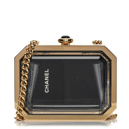 Chanel Plexiglass Premiere Minaudiere Clutch Black 1 of 8