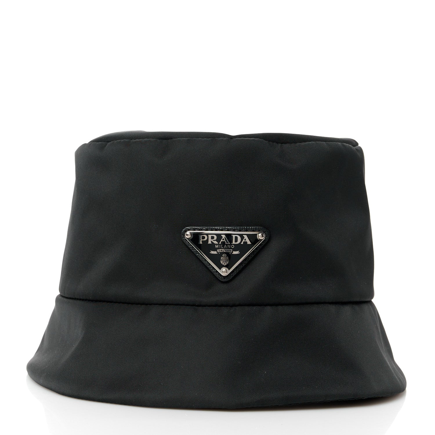 Prada X ADIDAS Re-Nylon Triangle Bucket Hat M Black 3 of 11